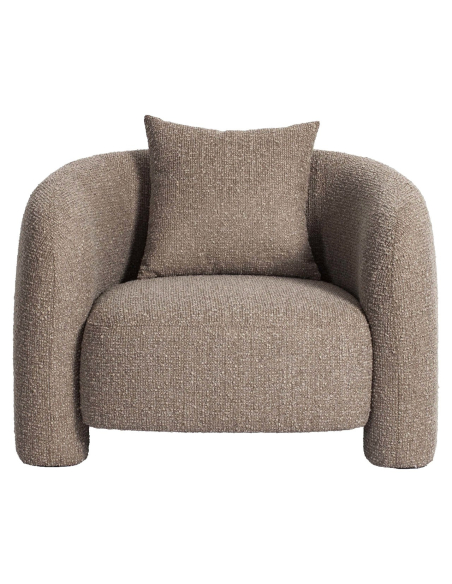Fauteuil lounge chic moka TUSCANY