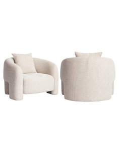 Beige lounge-stoel Toscane