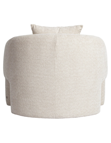 Fauteuil lounge beige TUSCANY