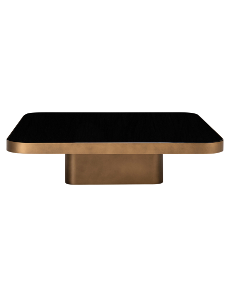 Couchtisch-Reversible-Fach Black / Beige Clellidge 100x100