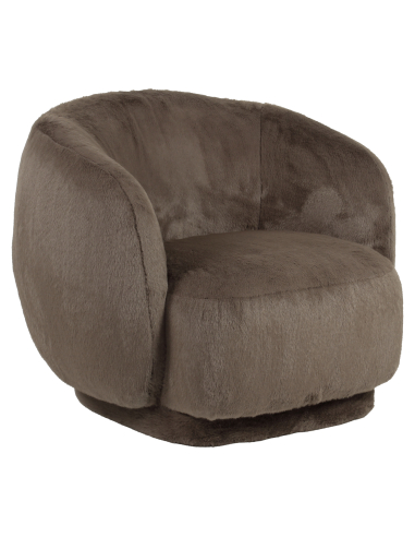Rotary Lounge Fauteuil Brun Negreslo Dekbed