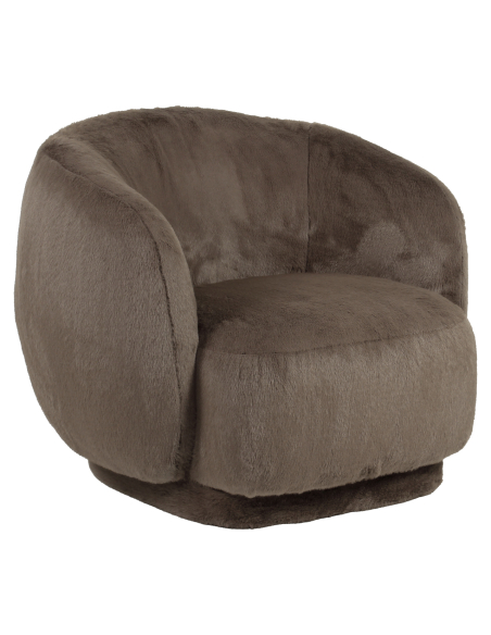 Rotary Lounge Fauteuil Brun Negreslo Dekbed