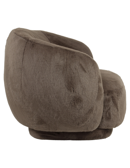 Rotary Lounge Fauteuil Brun Negreslo Dekbed