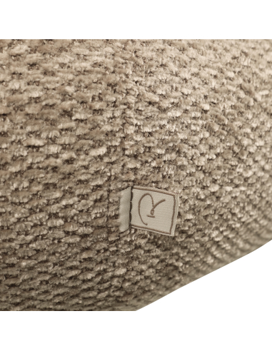 Silla de comedor rotativo mocca con textura de kayla