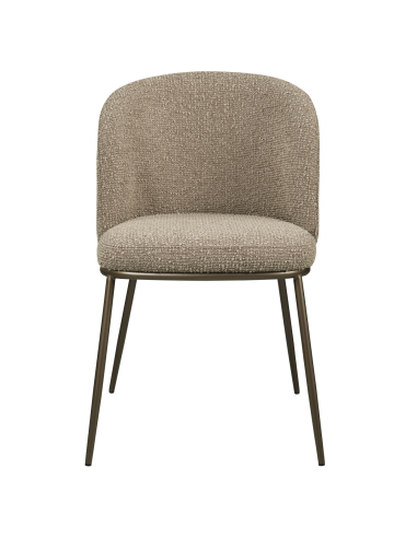 Elvi Textured Mocca Dining Room Chair (set di 2)