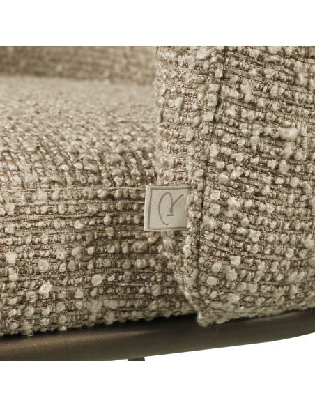Elvi Textured Mocca Dining Room Chair (set di 2)
