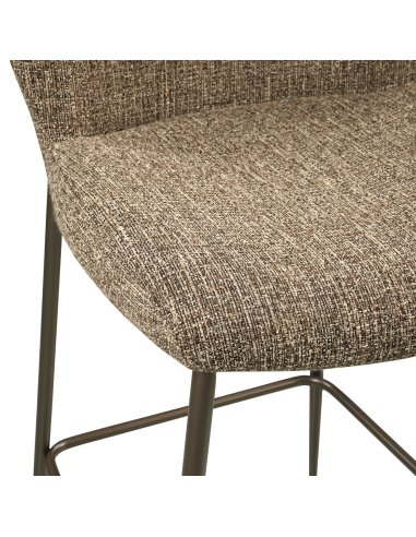 Tweed Tela Tweed Tabla Taburete Brown Odarby