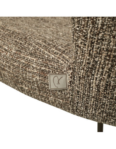 Tessuto Tweed Tessuto Tessuto Sgabello Brown Odarby