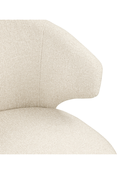 Milly Biscotti Swivel dining room chair