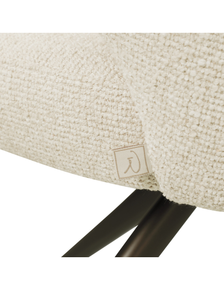 Chaise de salle à manger Milly biscotti swivel