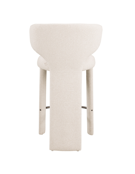 Counter stool Fabric Cream Biscotti Viola