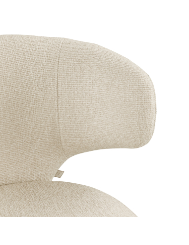 Counter stool Fabric Cream Biscotti Viola