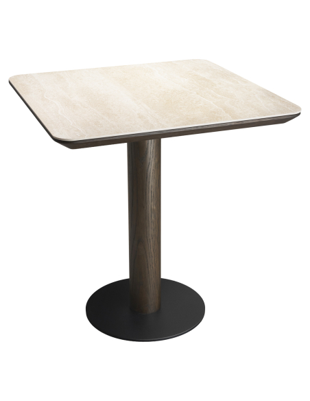 Ceramic Bistro Table Travertine Ritz Effect - Richmond Interiors