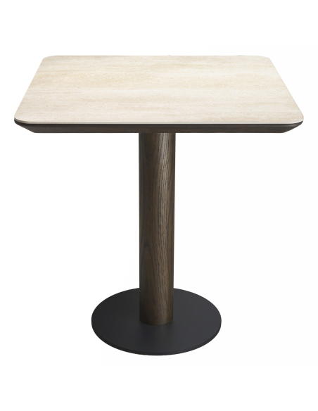 Ceramic Bistro Table Travertine Ritz Effect - Richmond Interiors
