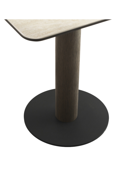 Ceramic Bistro Table Travertine Ritz Effect - Richmond Interiors