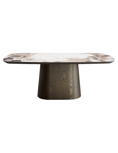 Ceramic Dining Table Travertine 200cm Langford - Richmond Interiors