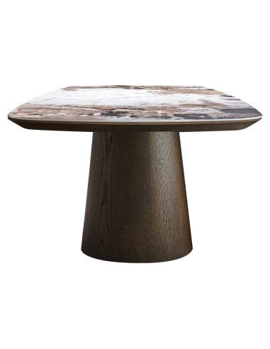 Ceramic Dining Table Travertine 200cm Langford - Richmond Interiors