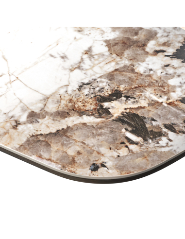 Ceramic Dining Table Travertine 200cm Langford - Richmond Interiors