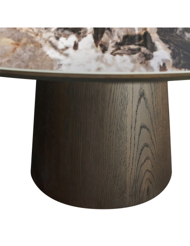 Ceramic Dining Table Travertine 200cm Langford - Richmond Interiors