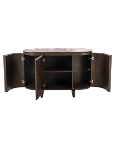 Buffet céramique effet travertine 3 portes LANGFORD - Richmond Interiors 2