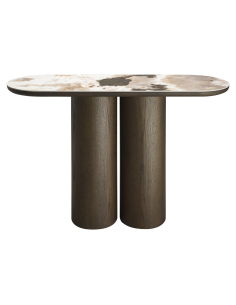 Marmorierte Cloud Console Brown Langford - Richmond Interiors 2