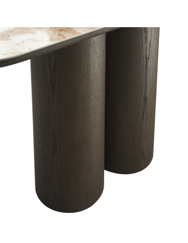 Mármore Nuvem Console Marrom Langford - Richmond Interiors