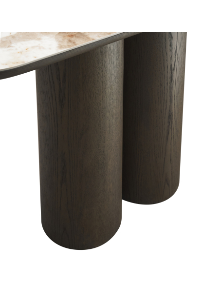 Mármore Nuvem Console Marrom Langford - Richmond Interiors