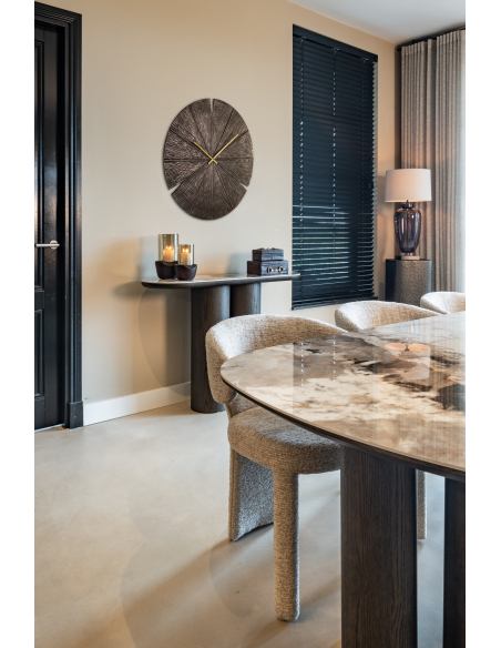 Marmorierte Cloud Console Brown Langford - Richmond Interiors