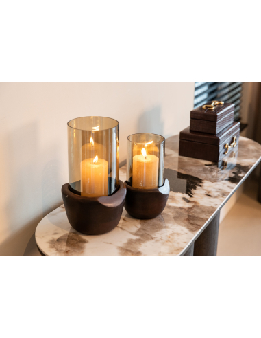 Mármore Nuvem Console Marrom Langford - Richmond Interiors