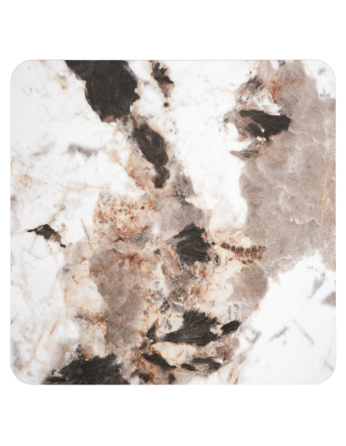 Ceramic Bistro Table Travertine Langford Effect - Richmond Interiors
