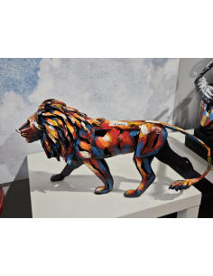 Sculpture metal lion PIGMENT 2