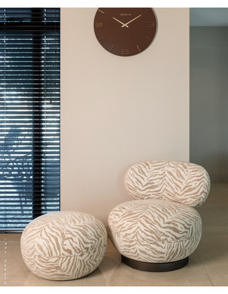 Jace Beige Swivel Lounge Fauteuil