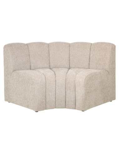 Banc modulable tissu personnalisé angle arrondi LANDMARK - Richmond Interiors