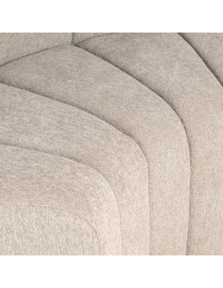 Banc modulable tissu personnalisé angle arrondi LANDMARK - Richmond Interiors