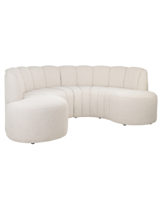 Round bent bent bench Sand set of 2 Landmark - Richmond Interiors