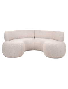 Runde braune Cayenne-Runde-Bank-Set von 2 Sorrobon - Richmond Interiors 2