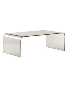 Coffee table transparent glass 110x60cm INFINITY