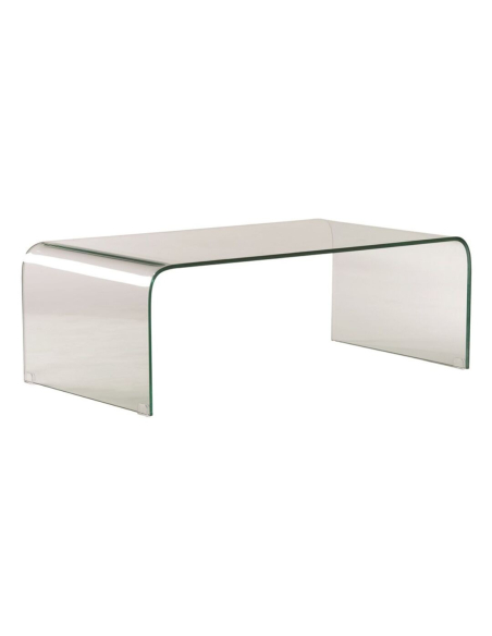 Coffee table transparent glass 110x60cm INFINITY