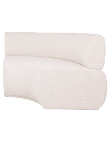 Banc modulable tissu personnalisé arrondi SORROBON - Richmond Interiors