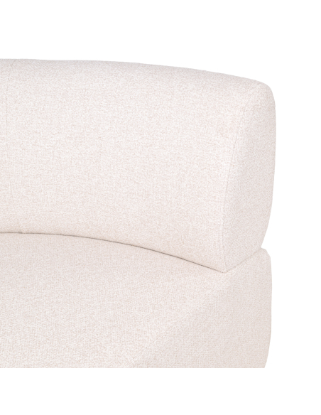 Custom Fabric Customized Bench Rounded Sorrobon - Richmond Interiors
