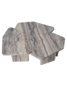 Sculptural Tables Tastein Gray Lot of 3 Westin - Richmond Interiors 2