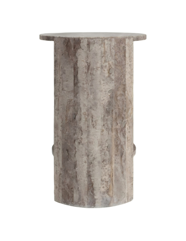 Table d'appoint travertin gris WESTIN - Richmond Interiors