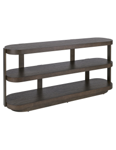 Console vague 3 niveaux brun ELLINGTON - Richmond Interiors