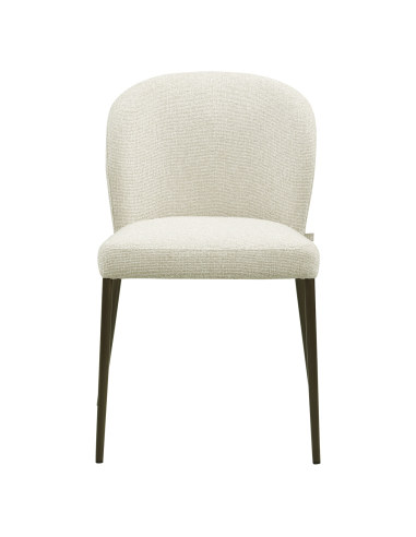 Silla de comedor de tela de apilador Biscotti (juego de 2)