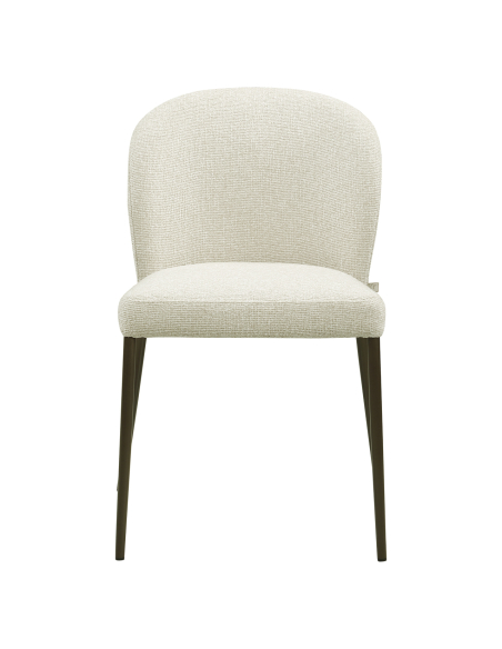Sedia da pranzo in tessuto per impilatore Biscotti (set di 2)