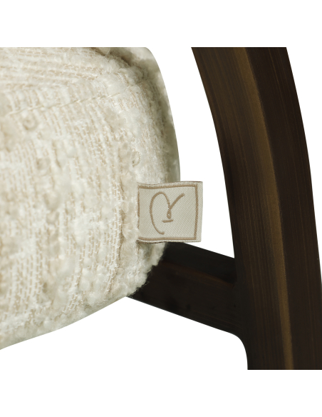 Angora Charda Beige Fabric Dining Room Chair