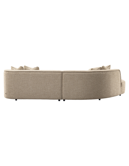 Linke Ecksofa Tweed Sand firefroof Romero | Loft Attitude