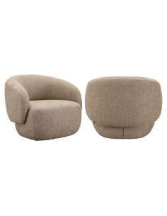 Tweed Sand Fireproof Milano | Loft Attitude