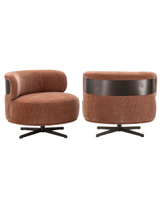 Lineaire Stof Lineaire Stoel Moka Lauren | Loft Attitude