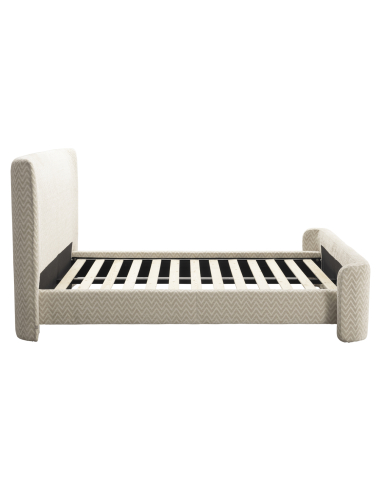 160x200 Cama de tela Chevron 160x200 DIVANA | Loft Attitude